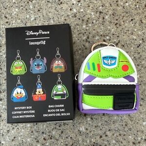 Disney Parks Loungefly Buzz Lightyear Bag Charm - Green, Purple, White